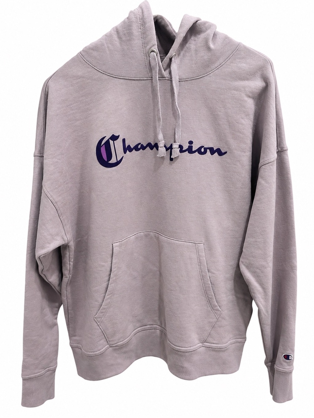 Champion Lavender Oversized Hoodie Sweatshirt | Size Medium | Cozy Pullover